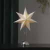 Standleuchte Stern 'Lottie', Metall/Papier, beige Produktbild-Vorschau 4