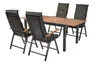 Merxx Gartenmöbel Set Thasos 9tlg., 4 Klappsessel, 4 Produktbild-Vorschau 8