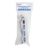 A product image showing a white 3-way power strip with a red on/off switch, packaged in a clear plastic bag. The product is displayed against a white background. Voir les images du produit