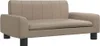 vidaXL Pelíšek pro psy Cappuccino Brown 70x45x30 cm koženka Náhled obrázku produktu 1