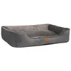 ib style® HAPPY MILO L Hundebett 100x80 cm Grau Körbchen Produktbild-Vorschau 3