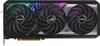 A close-up front view of a high-performance graphics card with three fans and RGB lighting. Produktbild-Vorschau