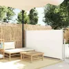vidaXL Wysuwana markiza boczna 120x300 cm kremowa Podgląd zdjęcia produktu 2