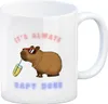 It´s always capy hour Kaffeebecher mit coolem Capybara Produktbild-Vorschau 1