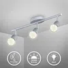 B.K.Licht - Plafoniera LED orientabile, include 3 lampadine Anteprima dell’immagine prodotto 1
