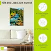 ARTland Leinwandbild Fluss im böhmischen Gebirge Größe: Produktbild-Vorschau 2
