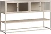 Sideboard 'Säkylä' mit 4 Glastüren 2 Innenfächern und 1 Produktbild-Vorschau 3