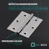 AG-BOX Scharniere 40mm Edelstahl A2, 10 Stück Produktbild-Vorschau 3
