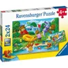 Ravensburger Kinderpuzzle - Familie Bär geht campen - 2x24 Produktbild-Vorschau 4