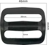 10 Kunststoff Regulatoren,A 46x35mm I 38x6mm schwarz Produktbild-Vorschau