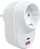 Steckdosenadapter mit USB-C + USB-A Slot 230V Produktbild-Vorschau 1