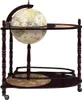 vidaXL Globe Bar Table Eucalyptus Wood Green Voľne stojaci Náhľad obrázku produktu 2