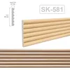 Holz Profilleiste in 50 x 7 x 1000 mm | 2er Set - 2 Meter | Produktbild-Vorschau 2