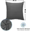 Komfortec Premium Kissenbezüge 2er Set 80x80 cm mit Produktbild-Vorschau 4