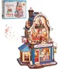 Happyduke Toys miniatúrny domček DIY 3D puzzle s LED Náhľad obrázku produktu 7