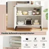 Mobile da cucina COSTWAY, mobile buffet, mobile alto con Anteprima dell’immagine prodotto 6