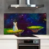 Coloray Spritzschutz aus Glas 140x70  Wandkunst Produktbild-Vorschau 2