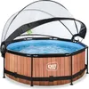 An outdoor pool with a transparent cover. Náhled obrázku produktu