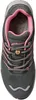 Top-down view of a single gray and pink athletic shoe. Produktbild-Vorschau