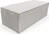 A rectangular ottoman or footstool with a corduroy texture. Produktbild-Vorschau