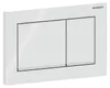 Plaque deGeberit Omega20 2 volumes blanc/chrome Voir les images du produit 9