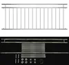 90x225cm balkónové zábradlie okenné zábradlie z nerezovej Náhľad obrázku produktu 2