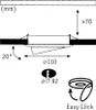 Paulmann 920.27, Einbaustrahler, GU10, 3 Glühbirne(n), LED, Produktbild-Vorschau 2