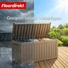 Floordirekt Gartenbox Holz-Optik wetterfeste Kissenbox 300L Produktbild-Vorschau 6
