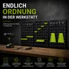 Werkzeugwand 120 x 60 cm 17 tlg. Set Metall Lochwand Produktbild-Vorschau 2