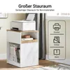 SoBuy ASK08-WN Biurko na kółkach Szafka na akta Biurko na Podgląd zdjęcia produktu 6