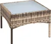 Polyrattan Beistelltisch Rattan Tisch Gartentisch Produktbild-Vorschau 1