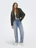 Onlella Imitatieleer Washed Biker Jas (OTW) Productafbeelding-voorbeeld 5