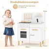 Drevená detská kuchynka s 10 doplnkami Kuchynka na hranie Náhľad obrázku produktu 2