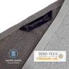 Komfortec 4er Duschtücher 70x140 cm Set aus 100% Baumwolle, Produktbild-Vorschau 6