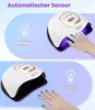 380W UV LED Nagellampe mit LCD Display, 81 LED Lampen, Produktbild-Vorschau 5