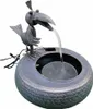 Metall-Brunnen Gartenbrunnen Vogeltränke VOGEL mit Produktbild-Vorschau 2