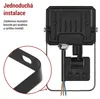 LED reflektor SIMPO s pohybovým čidlem, 10 W, černý, neutrální bílá Náhled obrázku produktu