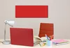 Wallario Premium Leinwandbild Rot in Größe 30 x 75 cm Produktbild-Vorschau 2