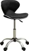 vidaXL Friseur Rollhocker Schwarz Kunstleder Produktbild-Vorschau 6