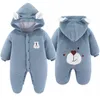 Dětská zimní kombinéza Bear Outfit Novorozence Kabátek s Náhled obrázku produktu 2