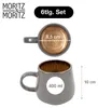 Moritz & Moritz SOLID 24tlg Geschirrset Beige Produktbild-Vorschau 6