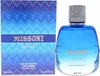 A bottle of Missoni Wave Eau de Toilette and its packaging are displayed side-by-side against a white background. Anteprima dell’immagine prodotto