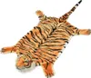vidaXL Tapis en peau de tigre peluche 144 cm brun Voir les images du produit 4