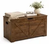 Relaxdays Sitzbank mit Stauraum, Deckel, HxBxT: 46 x 100 x Produktbild-Vorschau 1