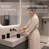 Badezimmer Accessoires Set, Badset Zubehörset 6-teilig oval Produktbild-Vorschau 5