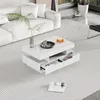 OKWISH Table basse - Table basse moderne avec LED Intégrée Voir les images du produit 7