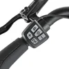 Close-up of an e-bike handlebar control unit and brake lever. Produktbild-Vorschau