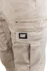Close-up of cargo pants with a CAT logo. Produktbild-Vorschau