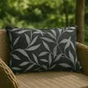 Outdoor-Kissen FERGUS 50x30 cm, schwarz Produktbild-Vorschau 2
