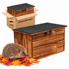 Igelhaus XXL 45x32x27 cm, Igelhaus Winterfest mit Boden, Produktbild-Vorschau 1